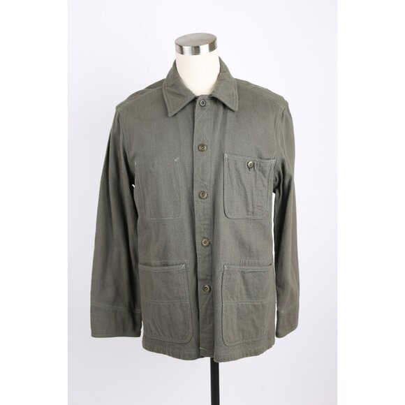 NWT Ts(s) Cotton Jacket SZ 3 / Large Olive Green $745 - Picture 1 of 13